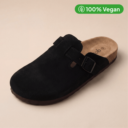 100% Vegan Suede Clogs by Qonfrt