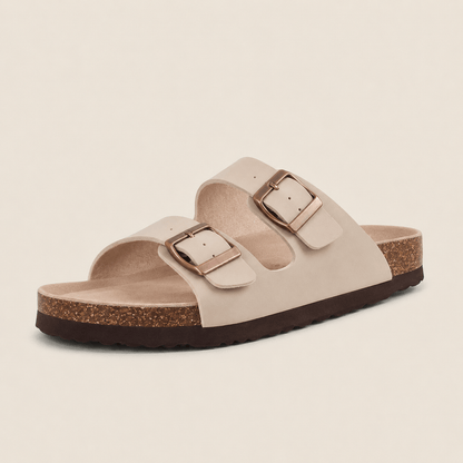 Summer Cork Sandals by Qonfrt