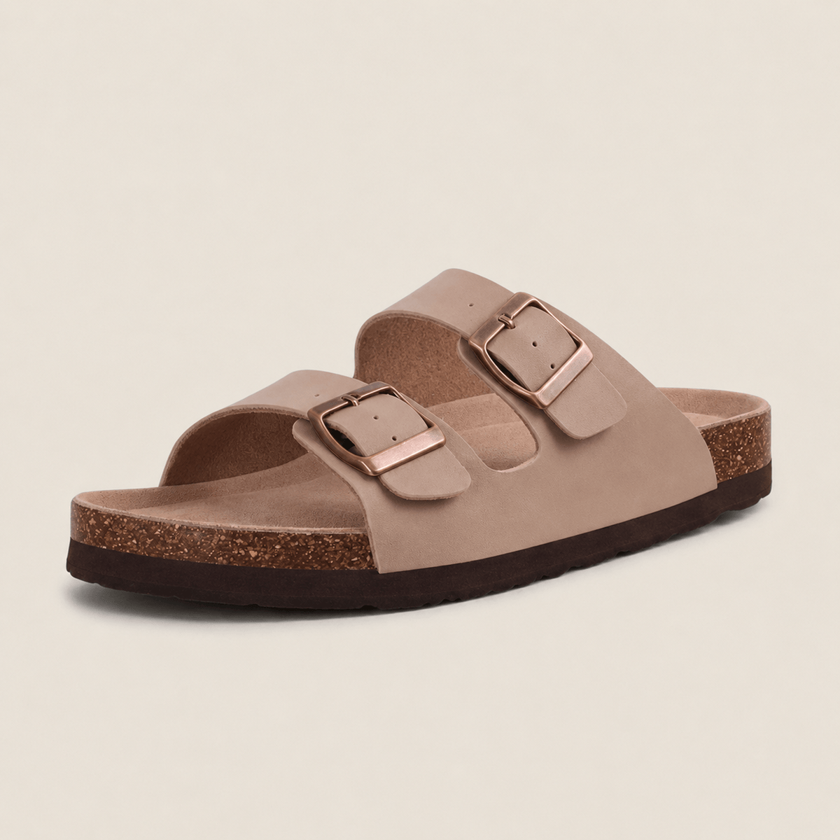 Summer Cork Sandals by Qonfrt