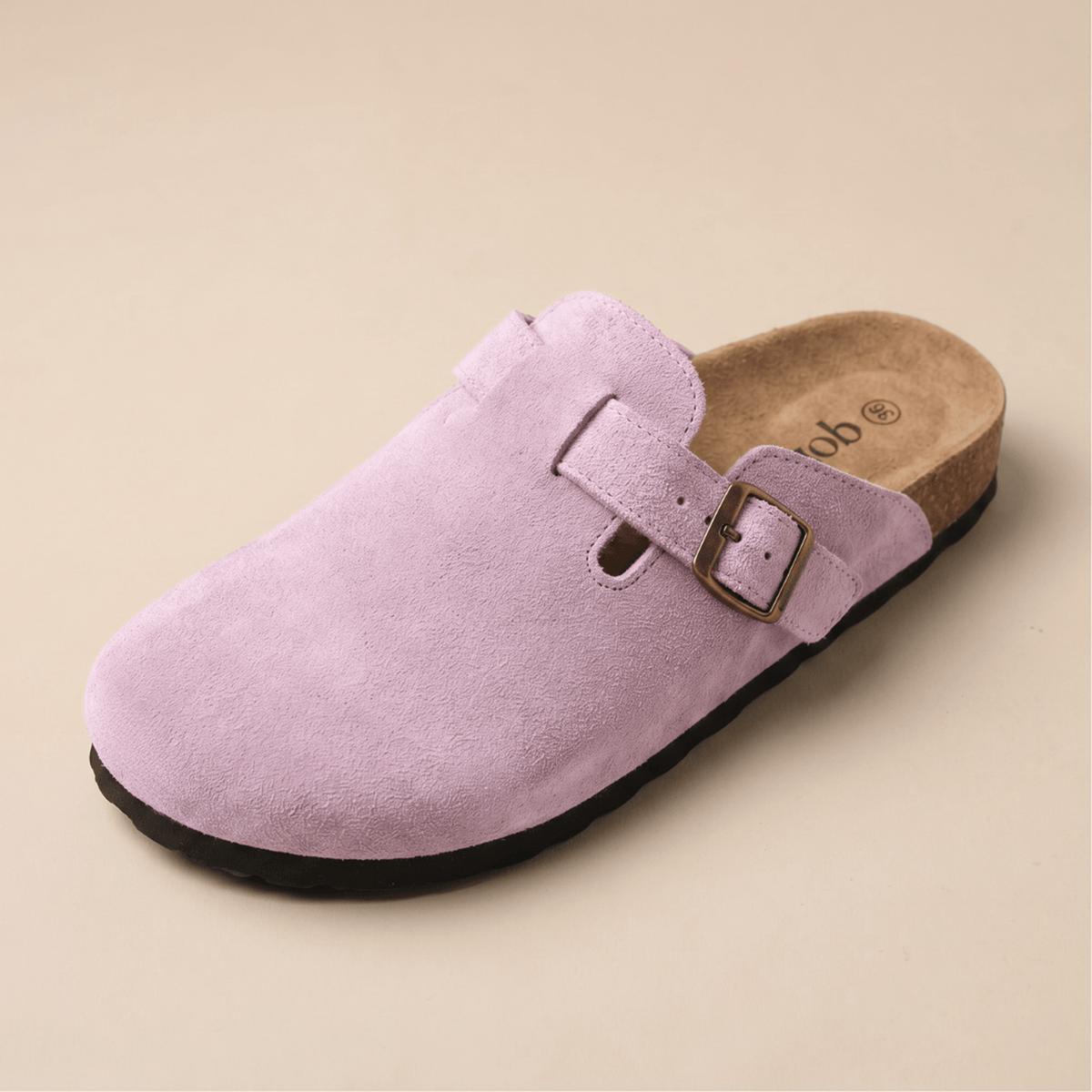 Genuine Suede Clogs by Qonfrt
